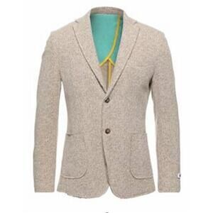 NEW BERNA men's single breasted blazer in beige